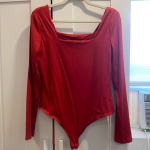 House of Harlow red bodysuit